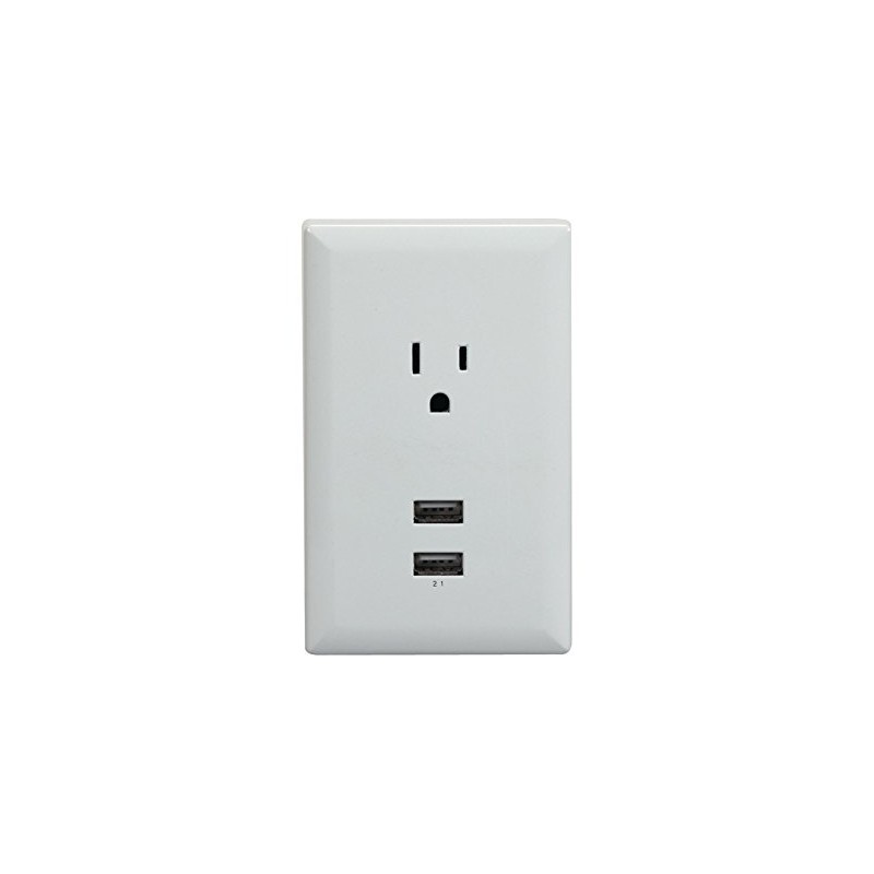 RCA WP2UWR USB Wall Plate