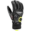 LEKI Griffin Tune 3D Boa Gloves, Black-Graphite-Ice Lemon, EU 9