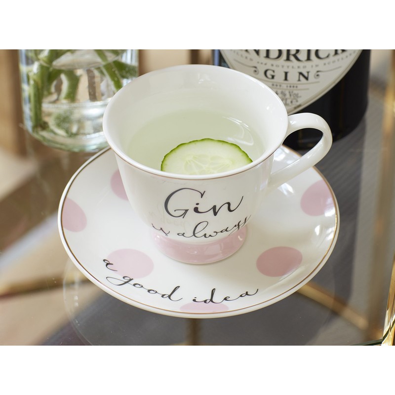 CREATIVE TOPS AVA & I Gin Tonic-Tasse und Untertasse