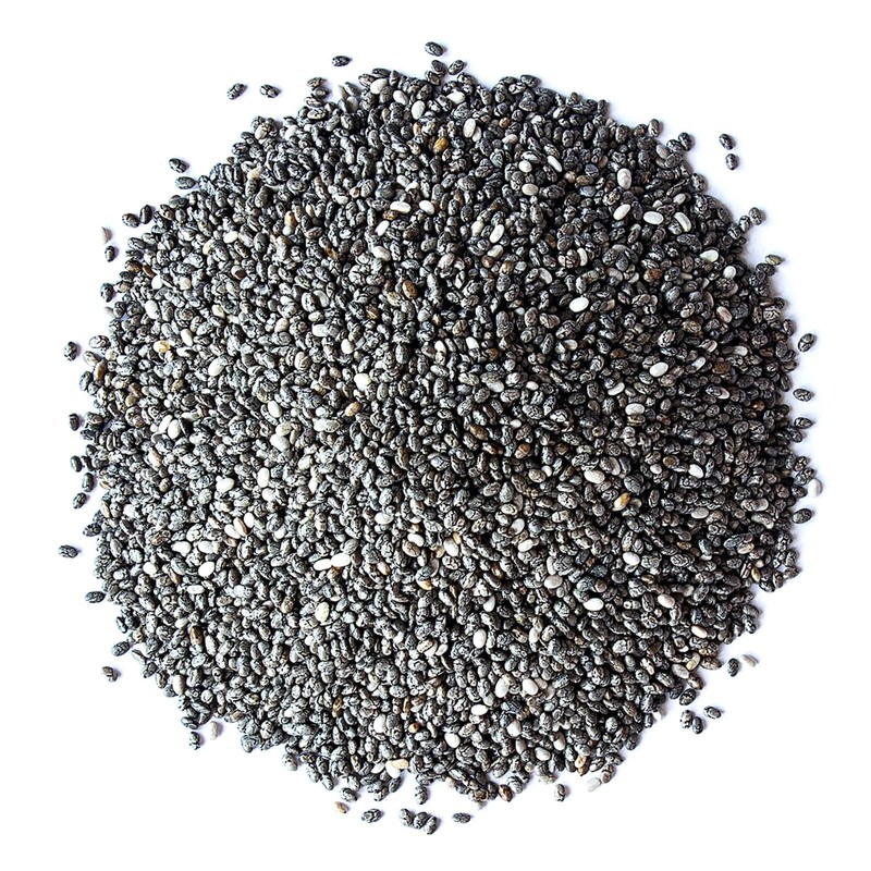 Food to Live - Organic Black Chia Seeds, 15 Pounds