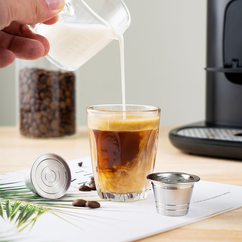 Refillable Coffee Capsule Reusable Coffee Pod Stainless Steel Easy to
