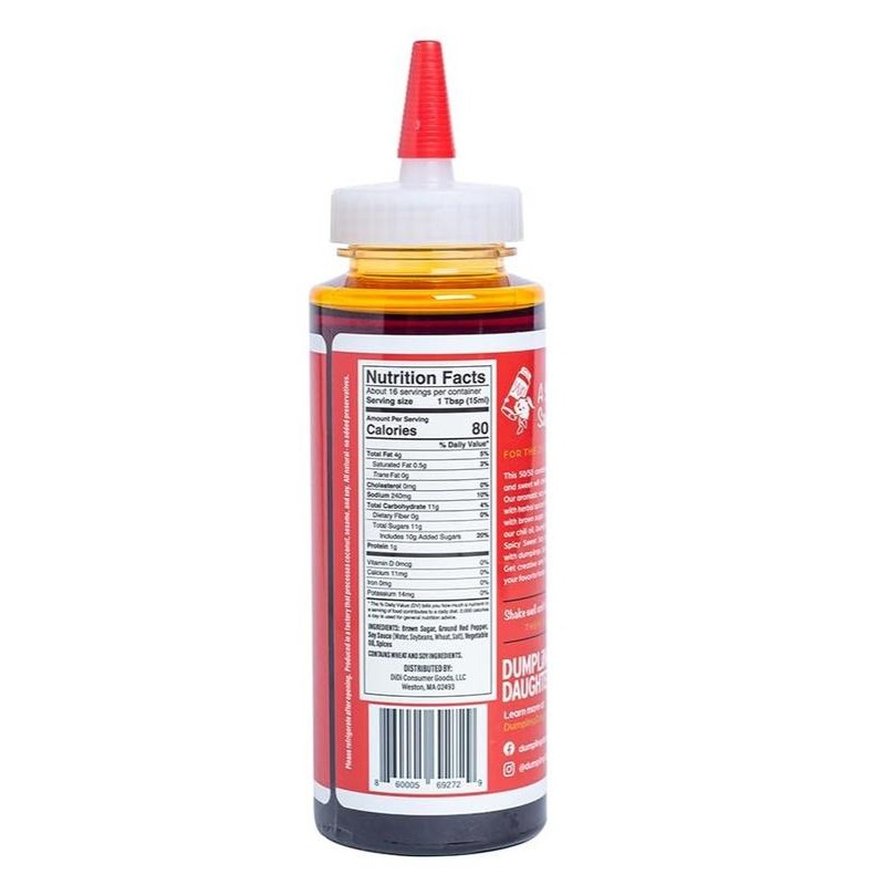 Dumpling Daughter Spicy Sweet Soy 8 OZ Flavor Sauce Chinese
