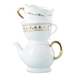 Kate Aspen - Jarrón de cerámica clásico con Aspecto Antiguo (Mediano), Recuerdo de Fiesta, Regalo para Llevar a casa, decoración de Boda, decoración de Mesa, decoración de Despedida de Soltera