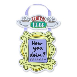 Silver Buffalo Friends How You Doin? 2-Piece Hanging Sign