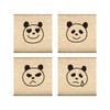 Kodomo no Kao Stamp # 0409-020 Notebook Hanko Part Panda
