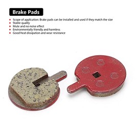 Alomejor Pastillas de Freno de Disco semimetálicas para Bicicleta de montaña - Alta Resistencia y Durabilidad - Juego de Repuesto