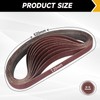 STEBRUAM 12PCS Sanding Belt 20 x 520 mm 240 Grit