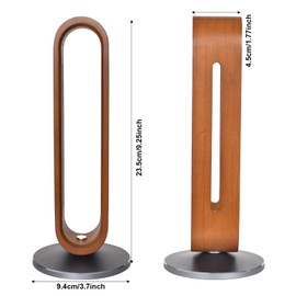 Universal Wooden Headphone Stand - Stylish Holder for Gaming Headset & On-Ear Headphones, Headphone Stand U-shaped Bow Design - 24 cm High Headphone Stand, Ideal for Office and Home