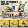 Large Puzzle Race Car Track Set for Toddlers Kids, Puzzle