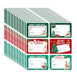 90 PCS Christma Tag, Christmas Tags Stickers Christmas Gift Tags Christmas Labels Stickers Christmas Tags Labels Christmas Name Stickers Merry Christmas Stickers Xmas Gift Tag Stickers
