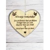 Pet-Jos Decorative Sign Heart Plaque 10 x 10 cm Always