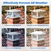 Fuairmee Premium 13" x 13" Chimney Cap, Stainless Steel Chimney