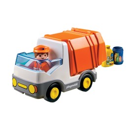 PLAYMOBIL 1.2.3 Recycling Truck, Standard Packaging