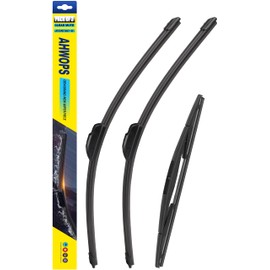 AHWOPS 3 Wiper Front and Rear Wiper Blades for 2005-2012 Nissan Pathfinder, OE Original Style (24″/18″ Front/12″ Rear) For My Car