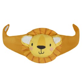 Sweet Cherry Stone Animal Cushion for The Baby's Tummy Organic Cherry Stone Heatable Pillow "Heat and Cold Therapy" Lion [088]