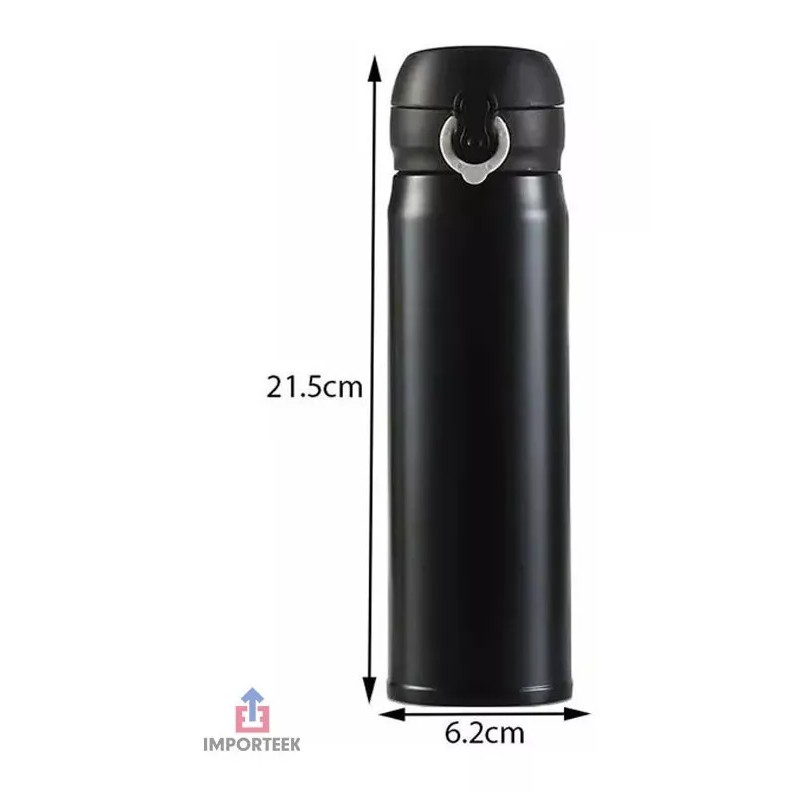 Importeek 10pz Termo Botella Acero Inox Portatil Antiderrame 500ml