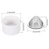 PATIKIL 20mm LED Lens 15 Degree with Plastic Holder 20