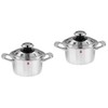 MAGICLULU 2pcs Cute Pot Shape Mechanical Kitchen Timer Cooking Timer