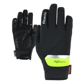 Roeckl Ranten 2 Winter Cycling Gloves Long Black/Yellow 2025: Size: 8.5