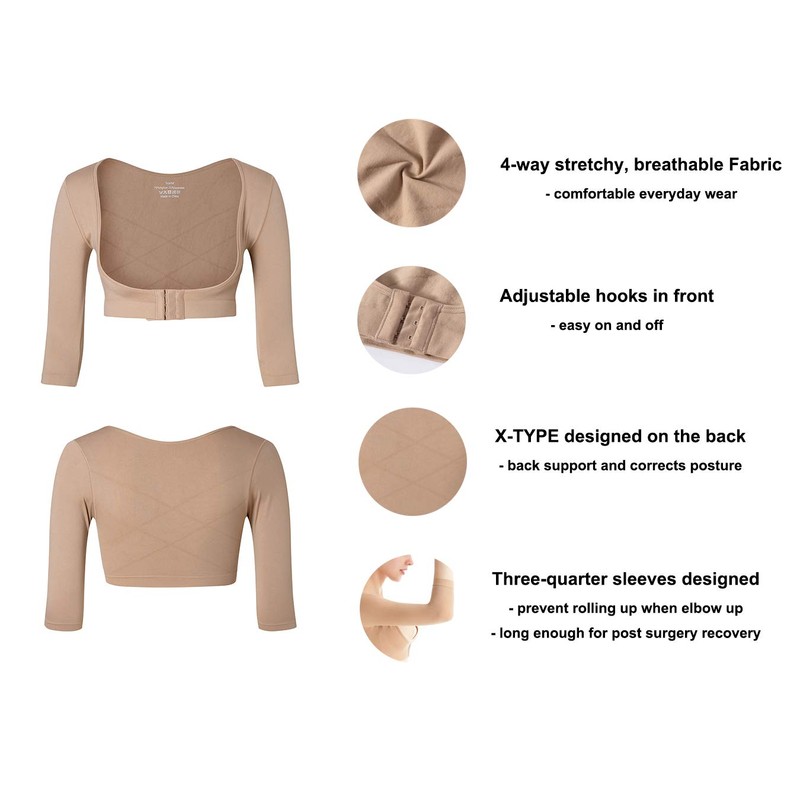 KSKshape Women's Arm Shaper Upper Arms Slimmer Shaper Shapewear Sleeve