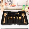 KIFEINHM Houseware Expandable Kitchen Drawer Flatware Organizer,Silverware Organizer Utensil Drawer