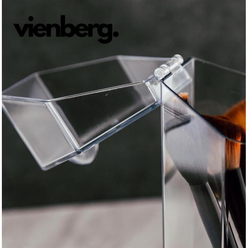 vienberg Cosmetic Organiser Makeup Brush Holder Made of Plexiglass Cosmetic