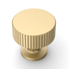 Asidrama 30 Pack Brushed Gold Kitchen Cabinet Knobs Dresser Knobs Drawer Knobs Cabinet Hardware Zinc Knobs for Dresser Drawers