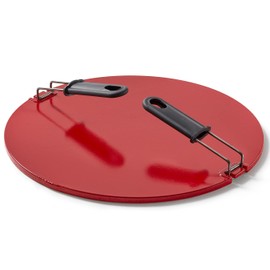 Pizza Grill 12" Non-Stick Ceramic Stone for Grill and Oven with Handles For Quick Serving Dishwasher Safe by Easylife Tech (12 Inch)