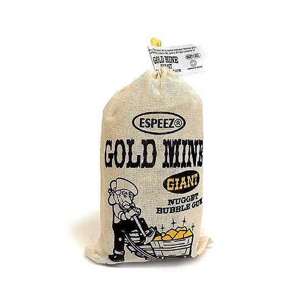 Gold Mine Giant Nugget Bubble Gum - 8.82-oz. Bag (1 Bag)