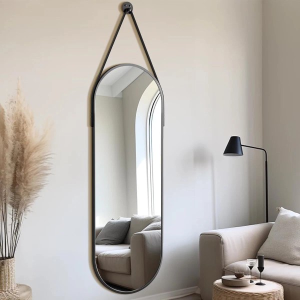 Does not apply 16"X48" Oval Full Length Mirror with Leather