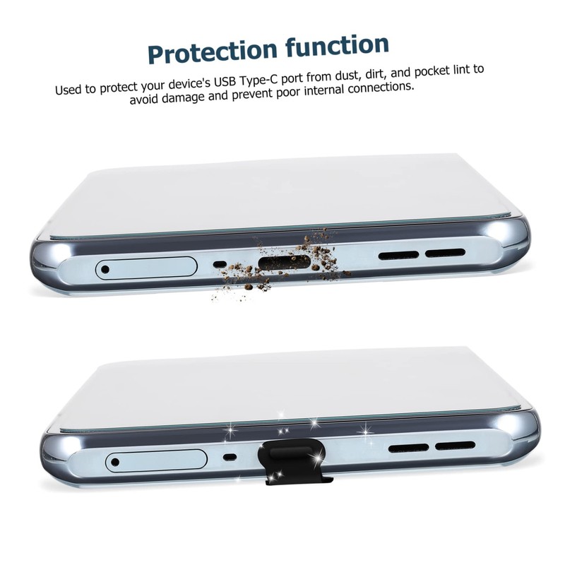 FONDOTIN 8piezas Protectores De Polvo USB C Tapones Antipolvo para