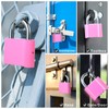 DELSWIN 4-Digit Combination Lock Outdoor Padlock - Heavy Duty Locker