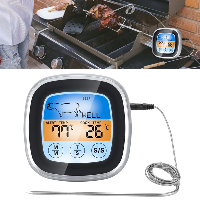 Meat Thermometer for Cooking Digital Food Thermometer Color Screen for