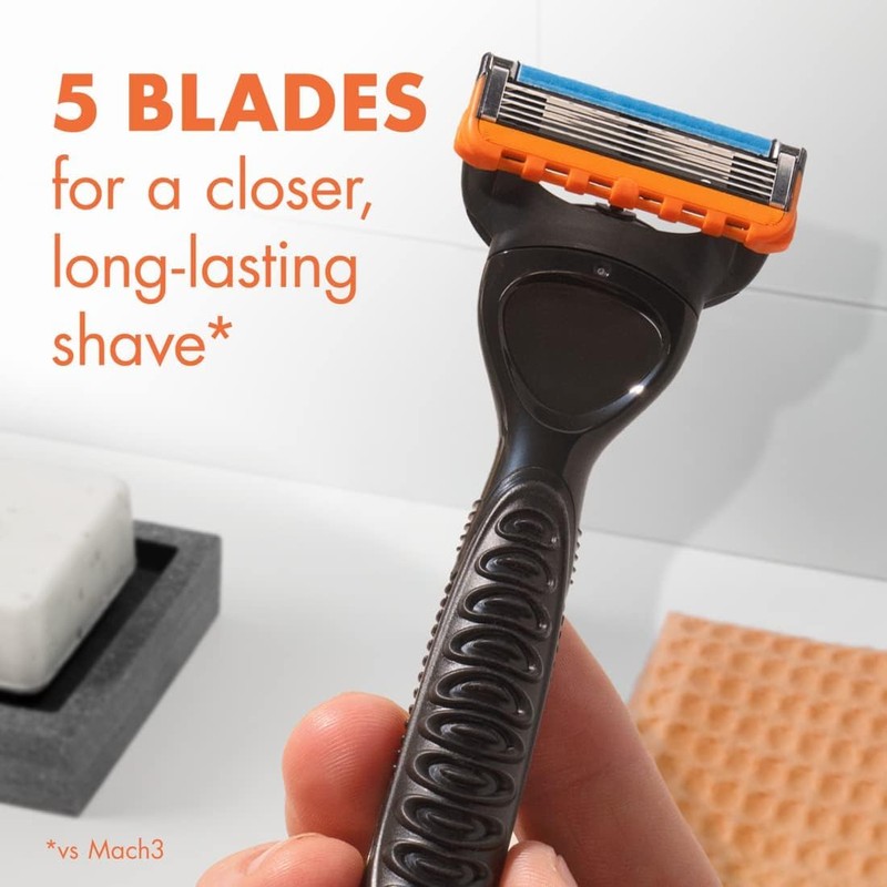 Gillette Fusion5 Men's Razor Blade Refills, 10 Count + Fusion5