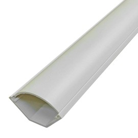 Electriduct Large Corner Duct Cable Raceway (1250 Series) - 5 Feet - Beige
