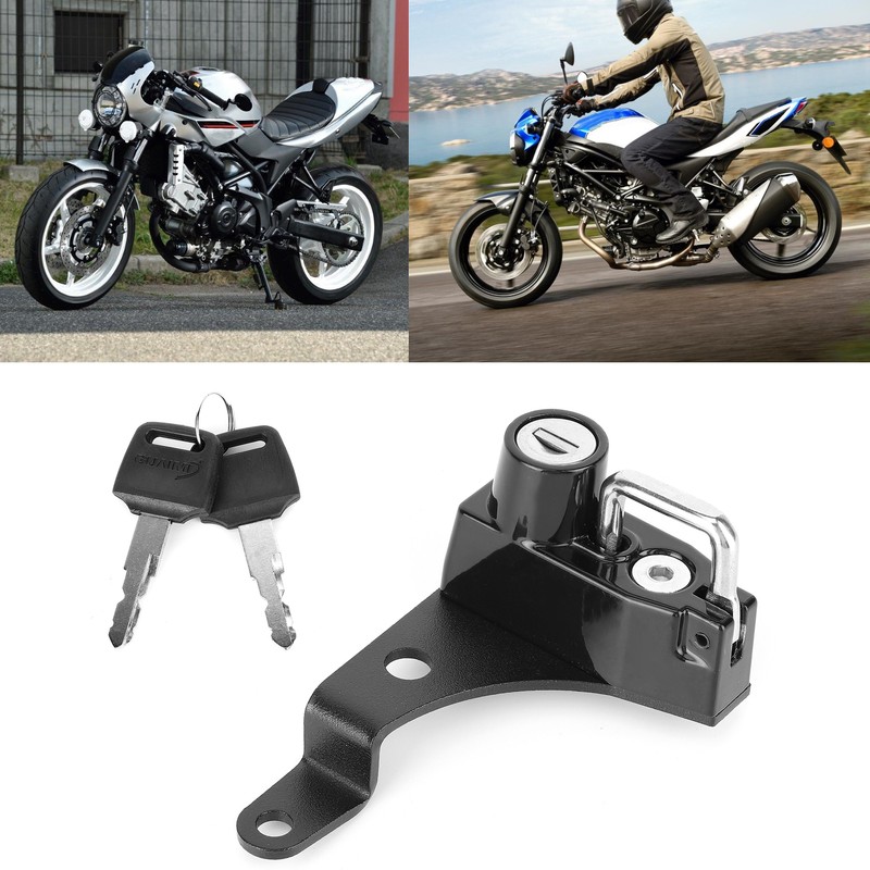 Motorcycle Helmet Lock AntiTheft Motorbike Helmet Lock Kit Fit for