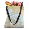 Nautical Chart - Houston Ship Channel Tote Bag