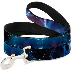 Dog Leash Galaxy Swirl Shining Stars 4 Feet Long 0.5 Inch Wide