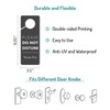 Do Not Disturb Door Hanger Sign, 2 Pack (Printed on