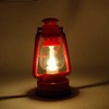 Star Niko Plastic LED Lantern Red 15 x 8.5 cm