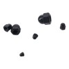 Nylon Acorn Nuts 70Pcs M3/M4/M5/M6/M8/M10 Metric Size Black Dome Head