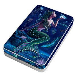 MightySkins Skin Compatible with Lifeprint 3x4.5 Hyperphoto Printer - Luminous Mermaid | Protective, Durable, and Unique Vinyl wrap Cover | Easy to Apply, Remove, and Change Styles | Made in The USA