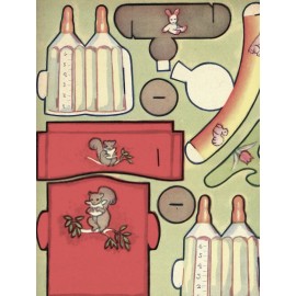 VINAGE 1930s WEE WEE BABY PAPER DOLL UNCUT HD LASER REPRODUCTION TOP NO1 SLER