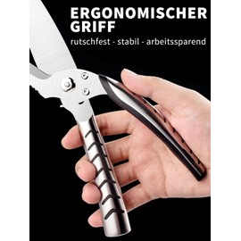 Stainless Steel Meat Scissors Sharp Poultry Scissors Japanese Household Scissors High Quality Chicken Scissor Chicken Bone Scissors Multifunctional