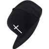 Bexxwell Snapback Cap Black with Cross (Optimal Fit, Cap, Black,