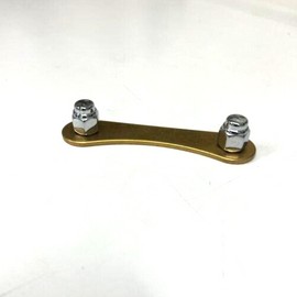 DIY chrome top hat BRASS Harley SPRINGER BRIDGE top plate brace FLSTS FXSTS