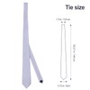 JUNMEISI Men's Ties Solid Pure Color 3.15" (8CM) Necktie Grey