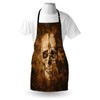 Lunarable Skull Apron, Graphic of an Human Skull on the