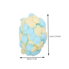 Tofficu DIY Craft Balls Pcs Soft Thermal Cotton Balls for Toys Decorations and Pet Nest