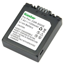 For Panasonic 1x Kastar Battery for Panasonic Lumix S002 DMC-FZ5 DMC-FZ10 DMC-FZ15 DMC-FZ20